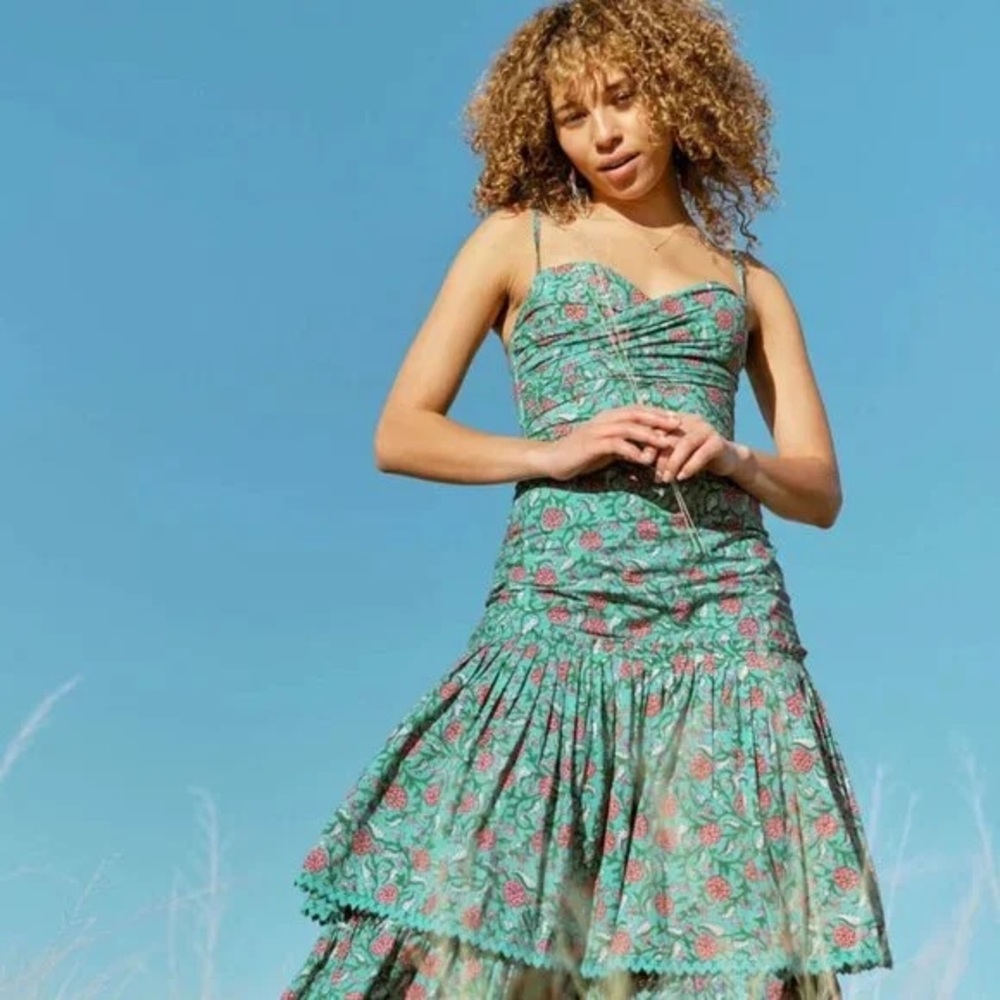 NEW Eddy Helen Tiered Maxi Dress